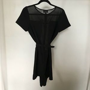 Black Sheer Romper
